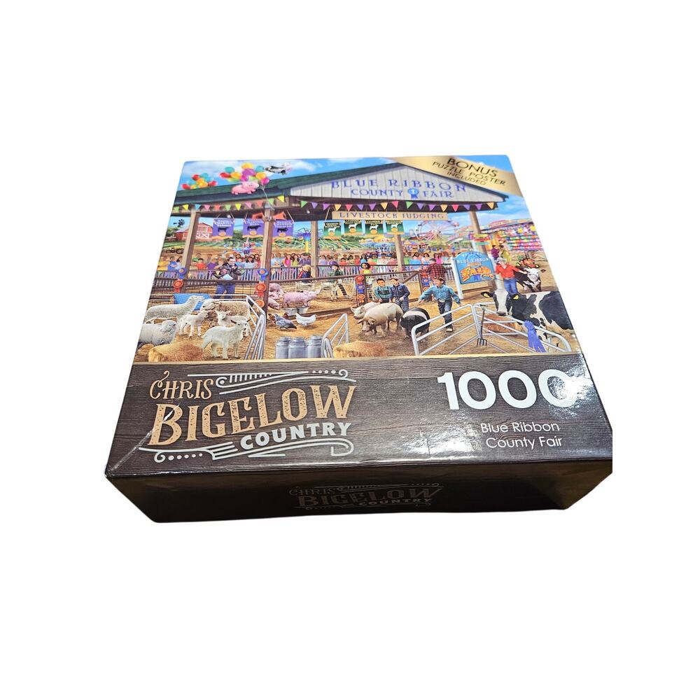 Rose Art Chris Bigelow "County Fair" 1000 Piece Puzzle
